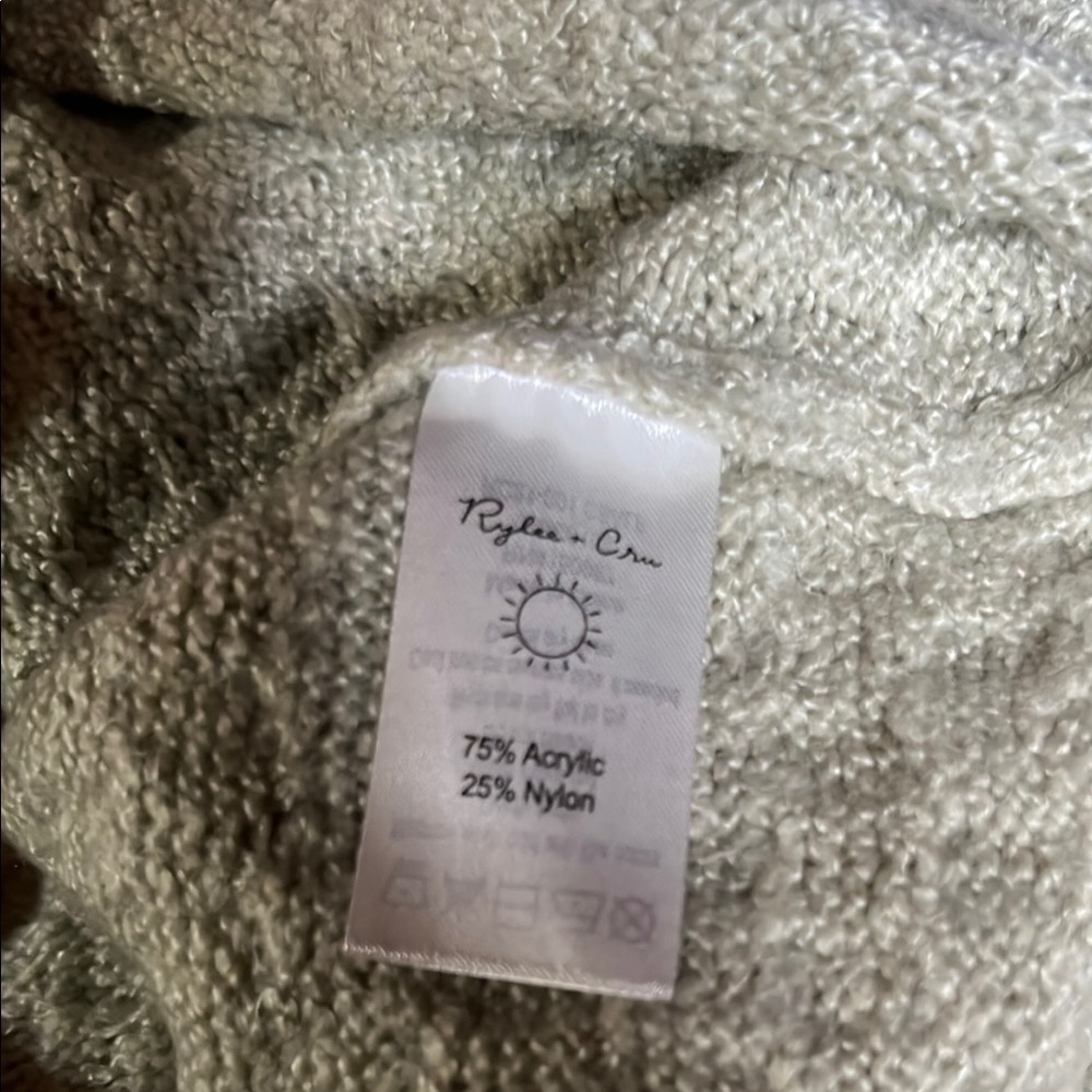 Rylee + Cru Kids Rust Ruffle Sweater soft!!!!! - Picture 3 of 4